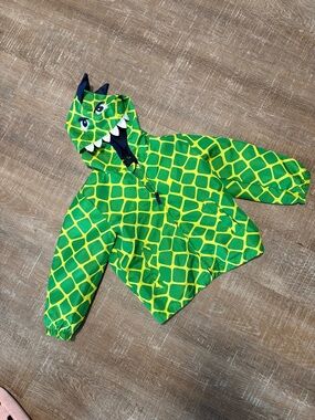 Wonderkids Green & Yellow Dino Print Kids Jacket